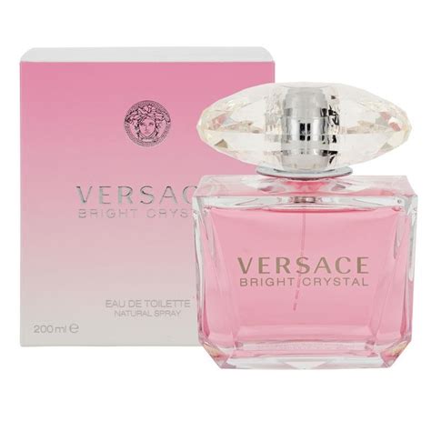 versace bright crystal eau de toilette 200ml